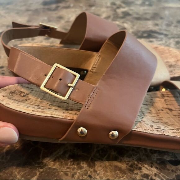 Restricted Women's Sandals Size 6.5 Brown & Gold - Picture 8 of 10